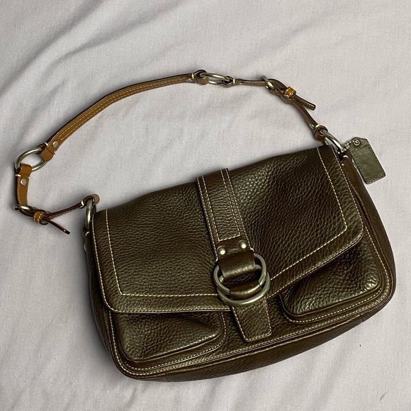 Coach | Bags | Coach Brown Leather Shoulder Bag | Poshmark